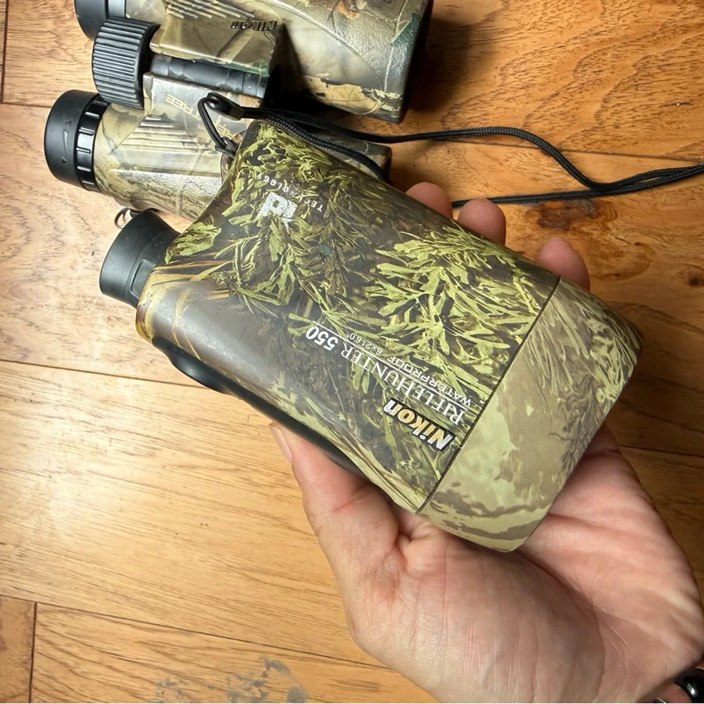 Nikon Camo Binoculars and Rangefinder Set - Realtree bino wildlife hunting hunt